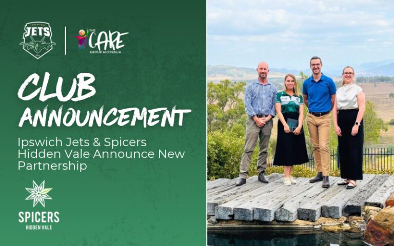 IPSWICH JETS AND SPICERS HIDDEN VALE ANNOUNCE NEW PARTNERSHIP
